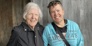 Photo of Jen Gibson with her mother Anne